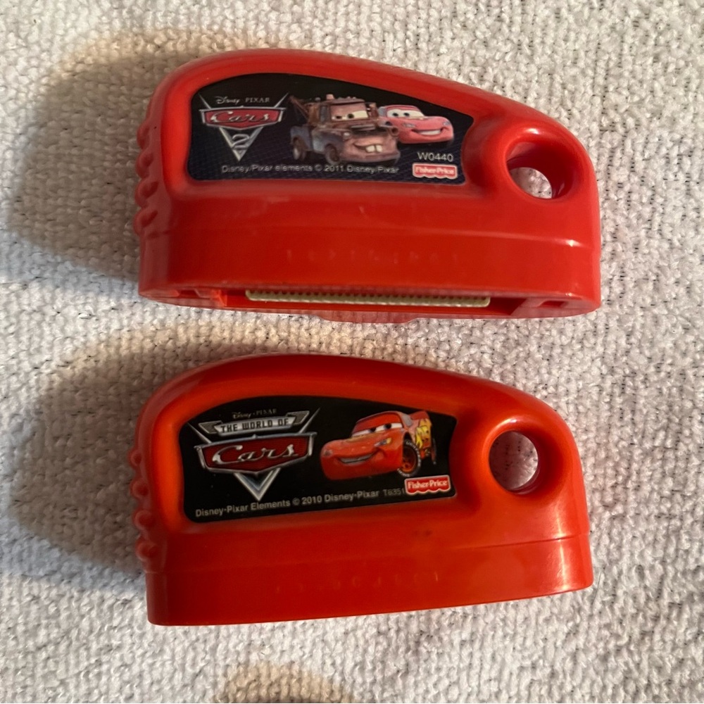 Fisher Price Smart Cycle Game Learning Cartridges: Disney Cars And Cars 2 Set